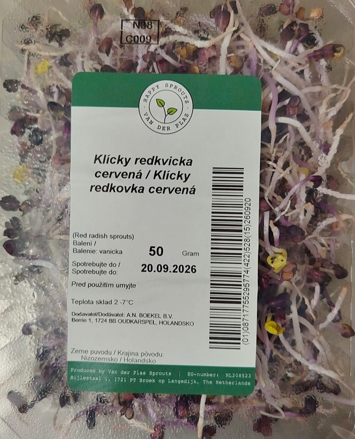 Ředkvičkové klíčky.